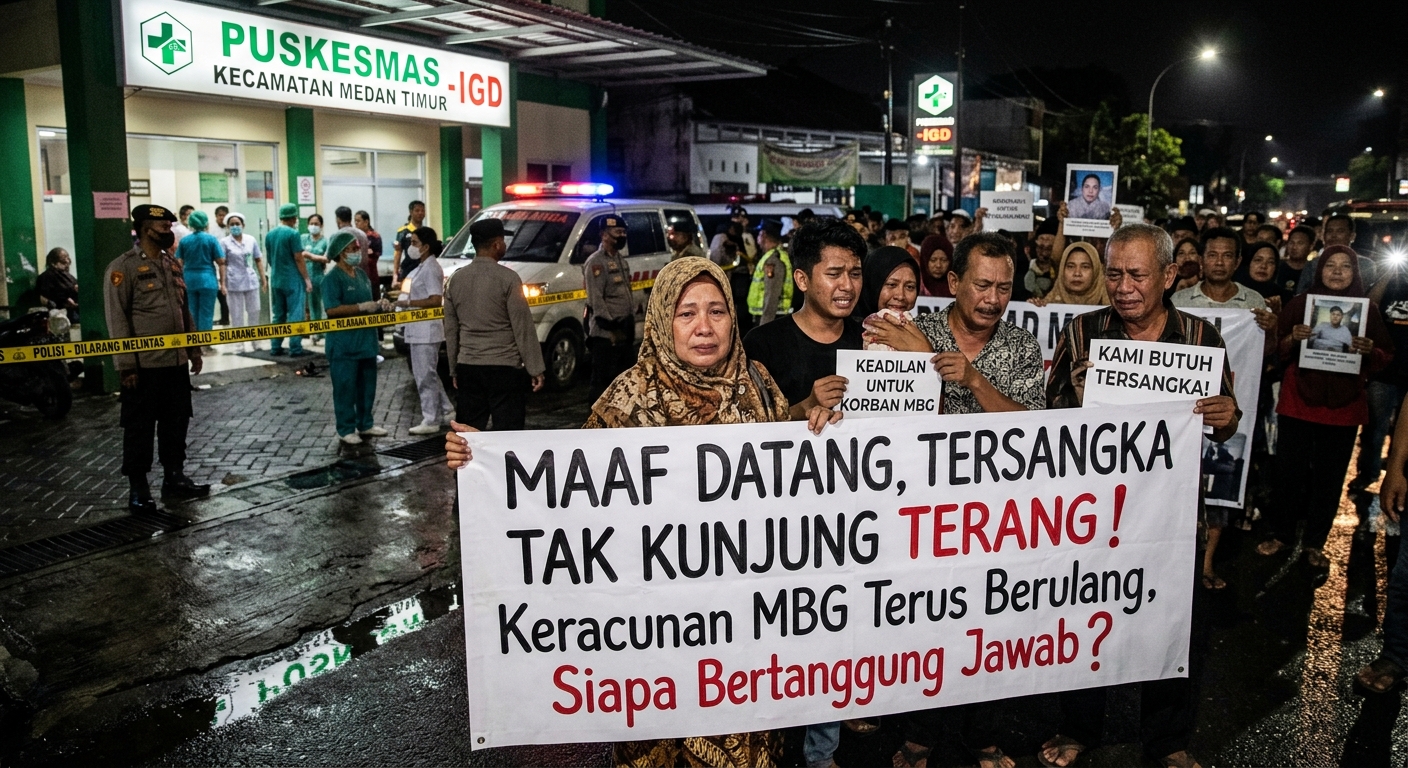 Maaf Datang, Tersangka Tak Kunjung Terang